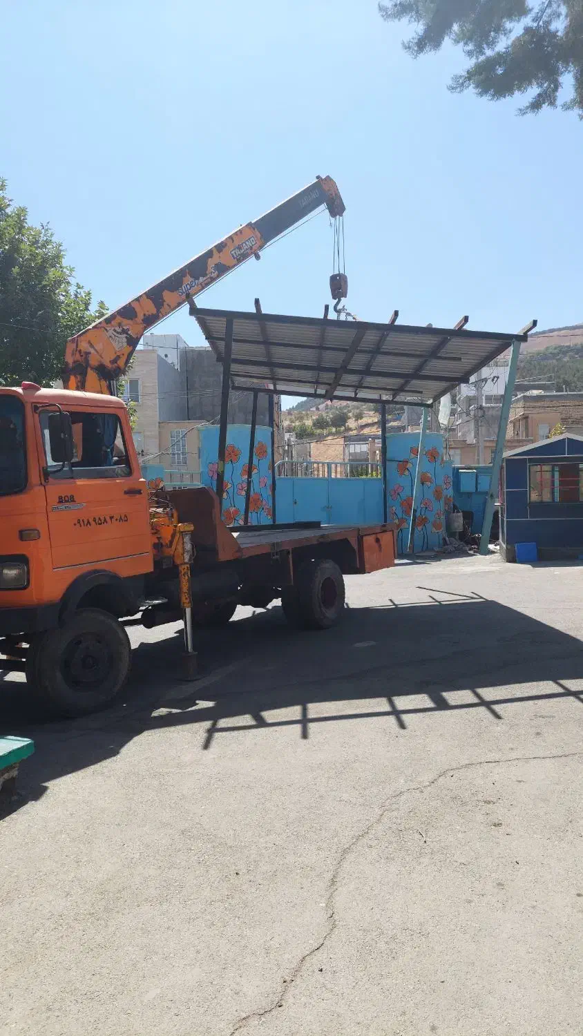 جرثقیل کفی خاور|خدمات حمل و نقل|سنندج, |دیوار