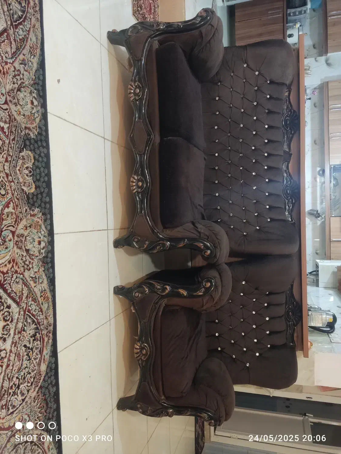 مبل هفت نفره و گلمیز|مبلمان خانگی و میز عسلی|شیراز, شهرک مطهری|دیوار