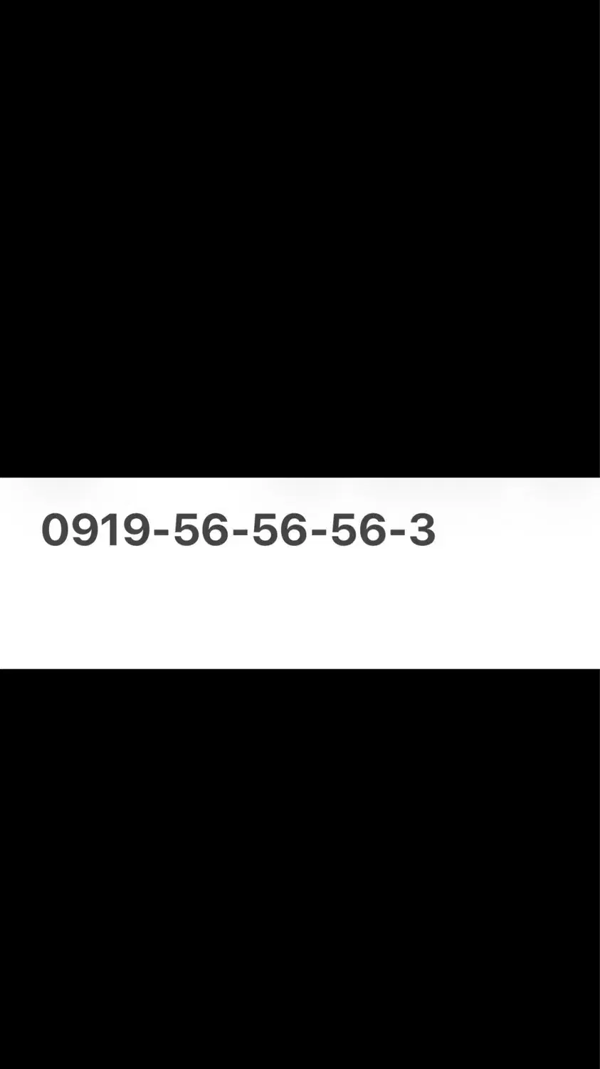 0919-56-56-56-3|سیمکارت|تهران, آبشار تهران (دریاچه)|دیوار