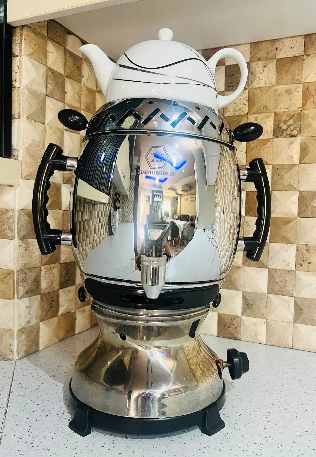 سماور ۶ لیتری|سماور، چای‌ساز، قهوه‌ساز|بابل, |دیوار