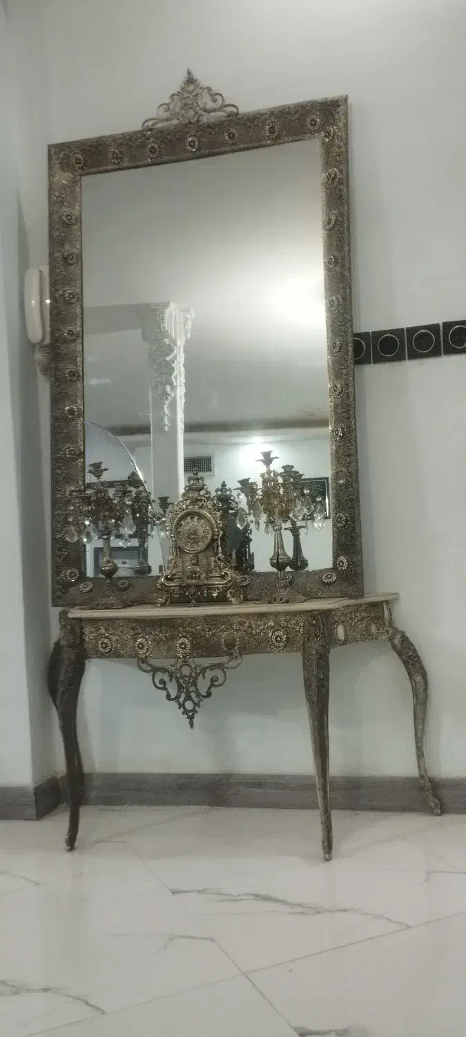 آینه وشمعدان|آینه|شاندیز, |دیوار