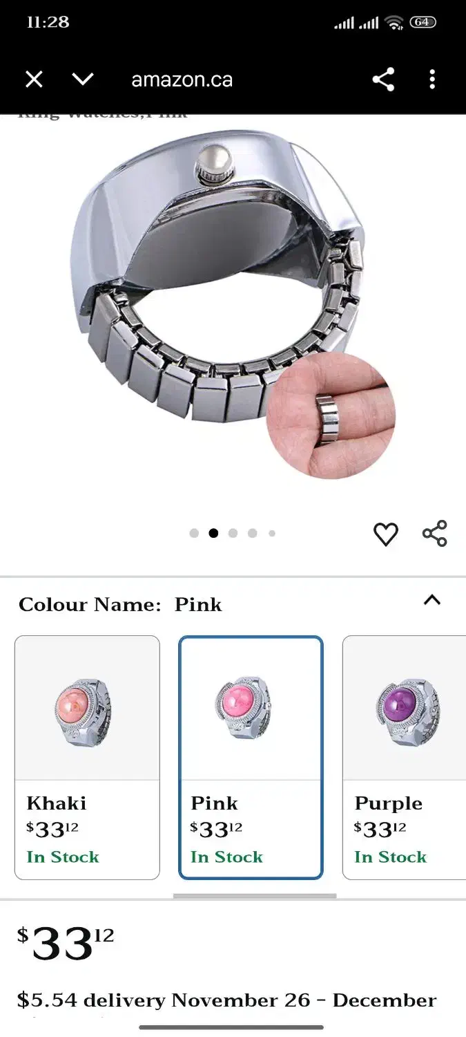 ساعت انگشتری|زیورآلات و اکسسوری|تهران, دروازه شمیران|دیوار