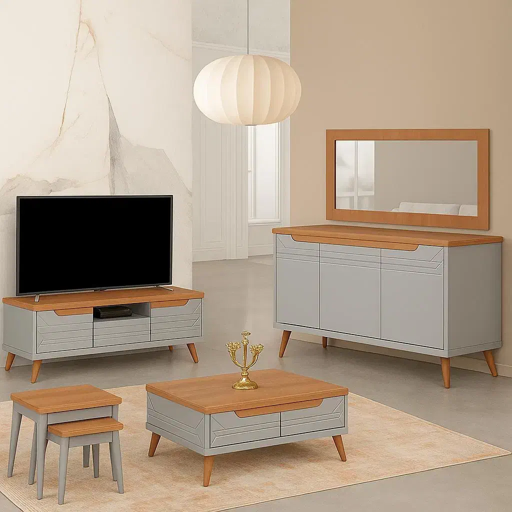 ست آیینه کنسول میز تی وی جاکفشی|میز تلویزیون|پاکدشت, حصار امیر|دیوار