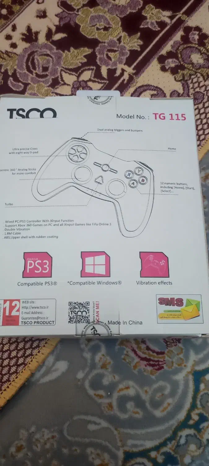 دسته بازی تسکو شوک دار|کنسول، بازی ویدئویی و آنلاین|اردبیل, |دیوار