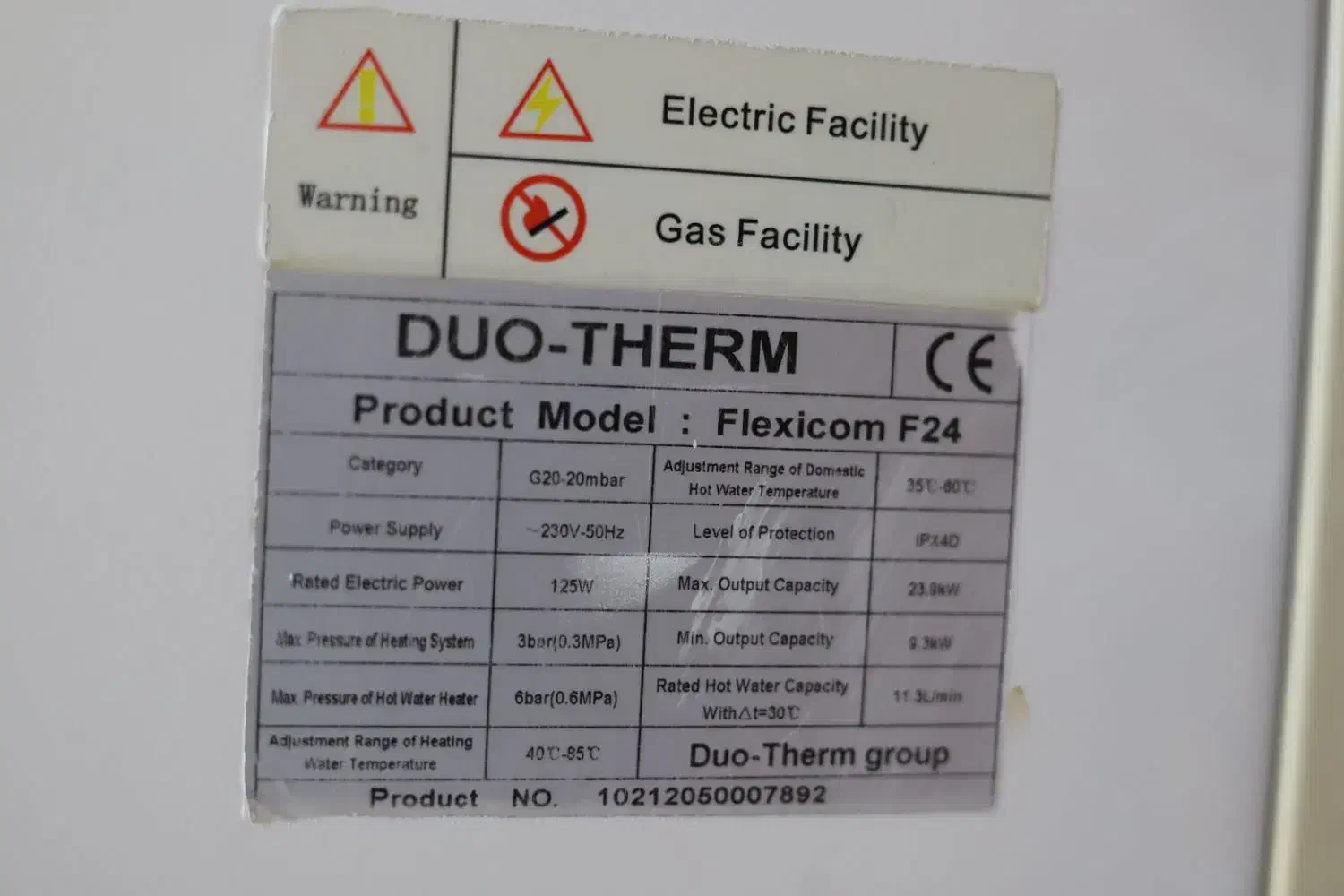 پکیچ کارکرده دئوترم ایتالیایی|آبگرمکن، پکیج، شوفاژ|گرمی, |دیوار