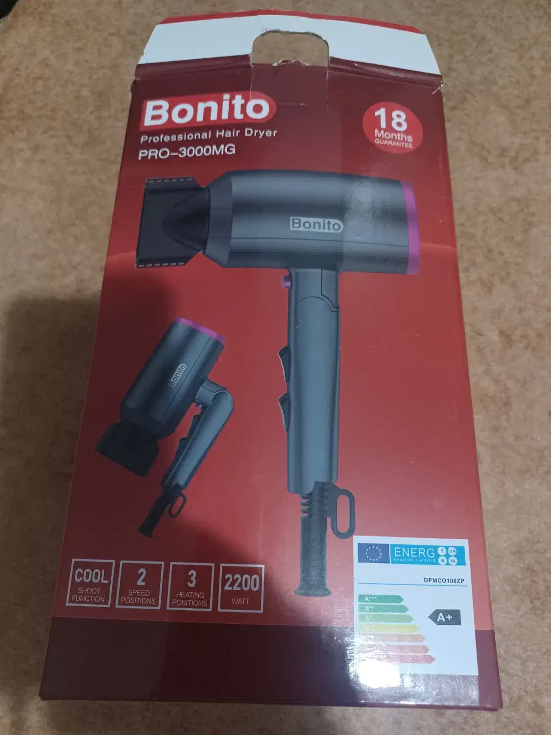 فروش سشوار بونیتو مدل PRO-3000 MG (مدل 2024)|سایر لوازم برقی|رشت, کوی فکوری|دیوار