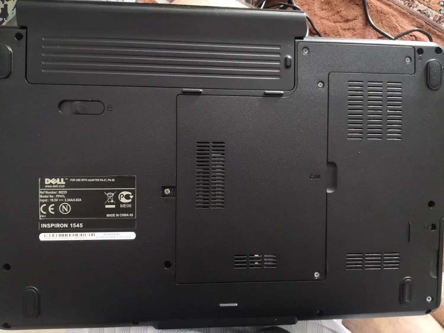 لپتاپ دل Dell INSPIRON 1545،ویندوز 10Pro،سالم،2تا|رایانه همراه|تهران, تهرانپارس جنوبی|دیوار