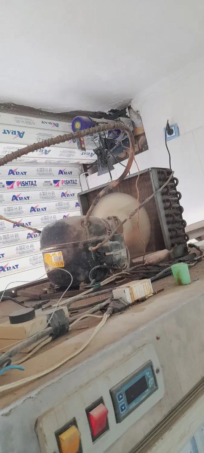 یخچال تمام استیل|یخچال و فریزر|سده (فارس), |دیوار