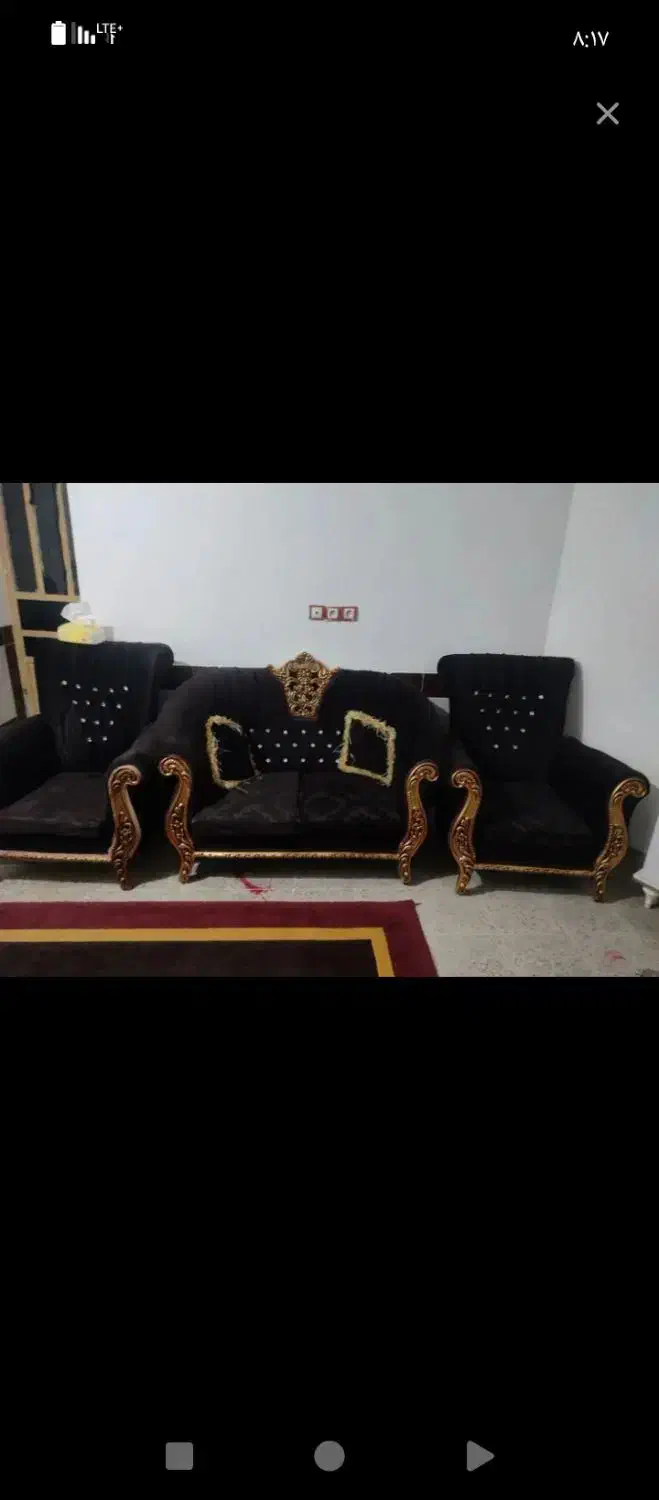 مبل ۹نفره تمیز میز|مبلمان خانگی و میز عسلی|دوگنبدان, |دیوار