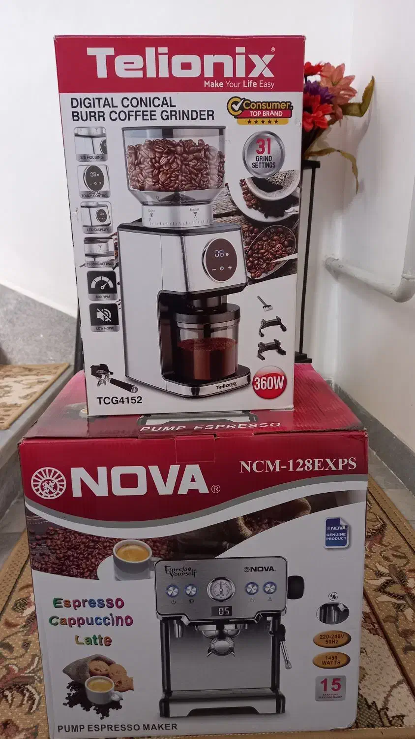 اسپرسوساز  و اسیاب|سماور، چای‌ساز، قهوه‌ساز|همدان, |دیوار