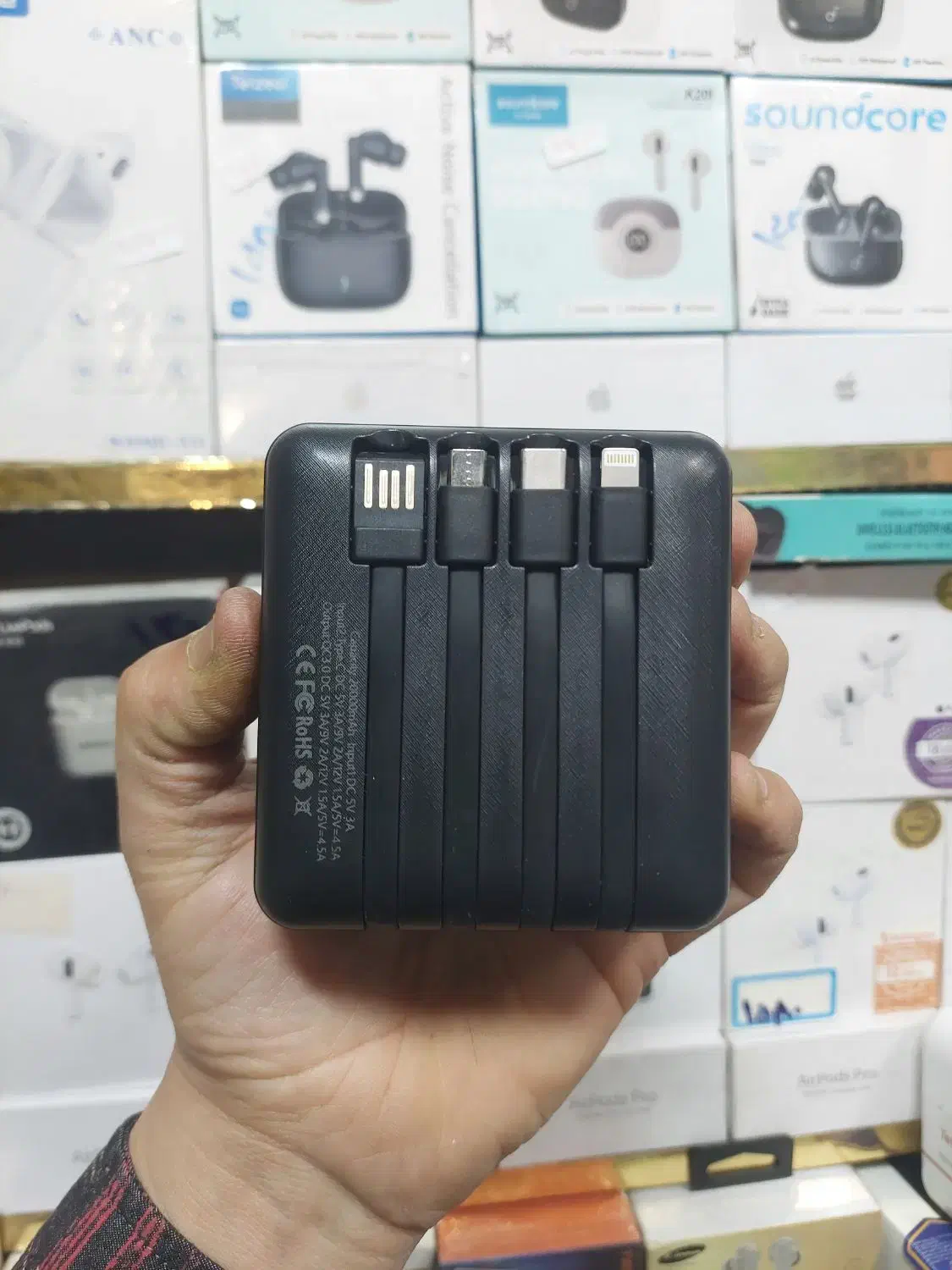 پاور بانک جیبی ۲۰ هزار ۲۲.۵ وات فست شارژ RAMER|لوازم جانبی موبایل و تبلت|قم, نیروگاه|دیوار