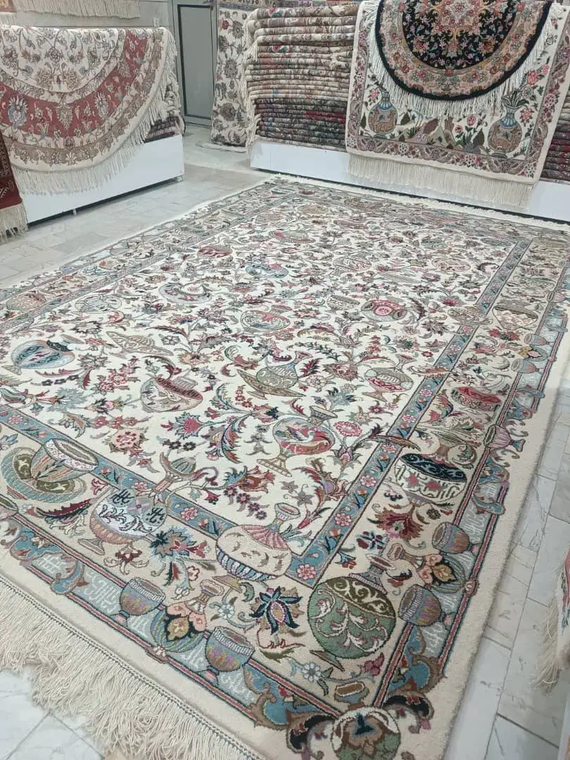 جفت ۹ متری فرش دستباف کاشمر|فرش|کاشمر, |دیوار