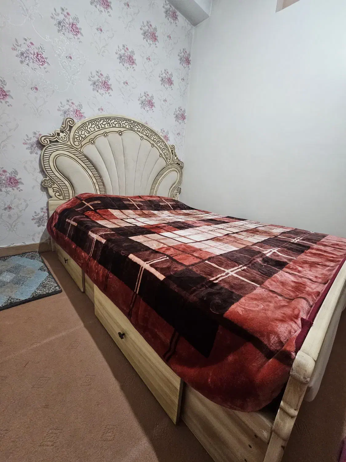 تخت دو نفره|تخت و سرویس خواب|گرمدره, |دیوار