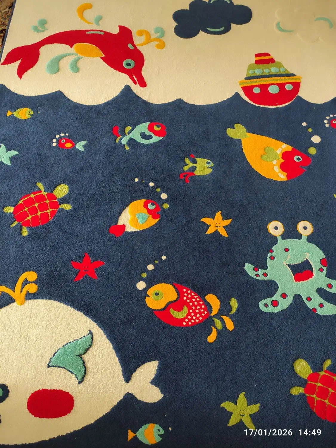 فرش اتاق کودک|گلیم، جاجیم، گبه|خرم‌آباد, |دیوار