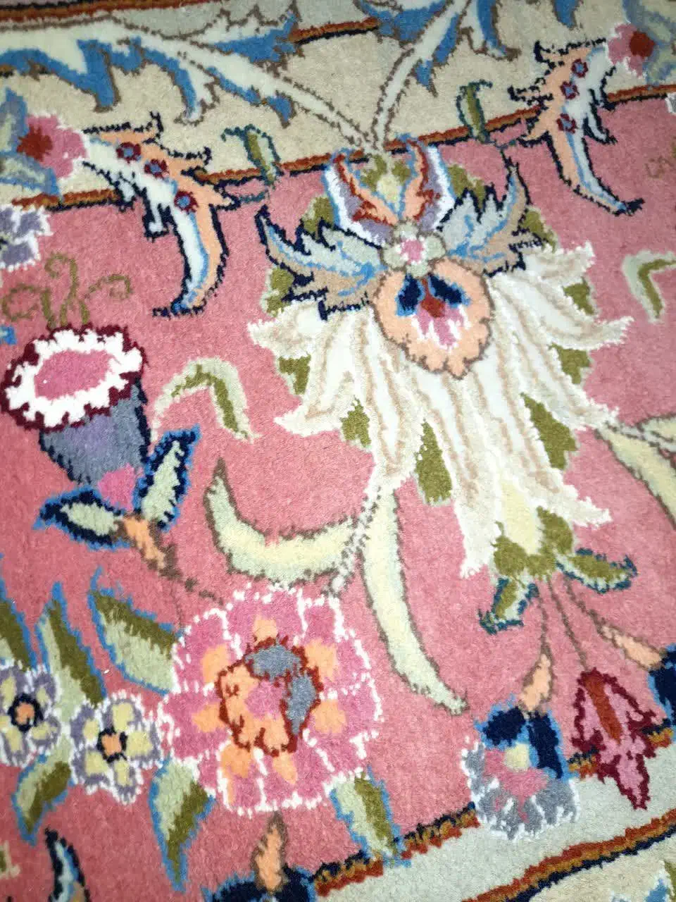 فرش زیبای دستبافت طرح تبریز ۹ متری|فرش|مشهد, شریف|دیوار