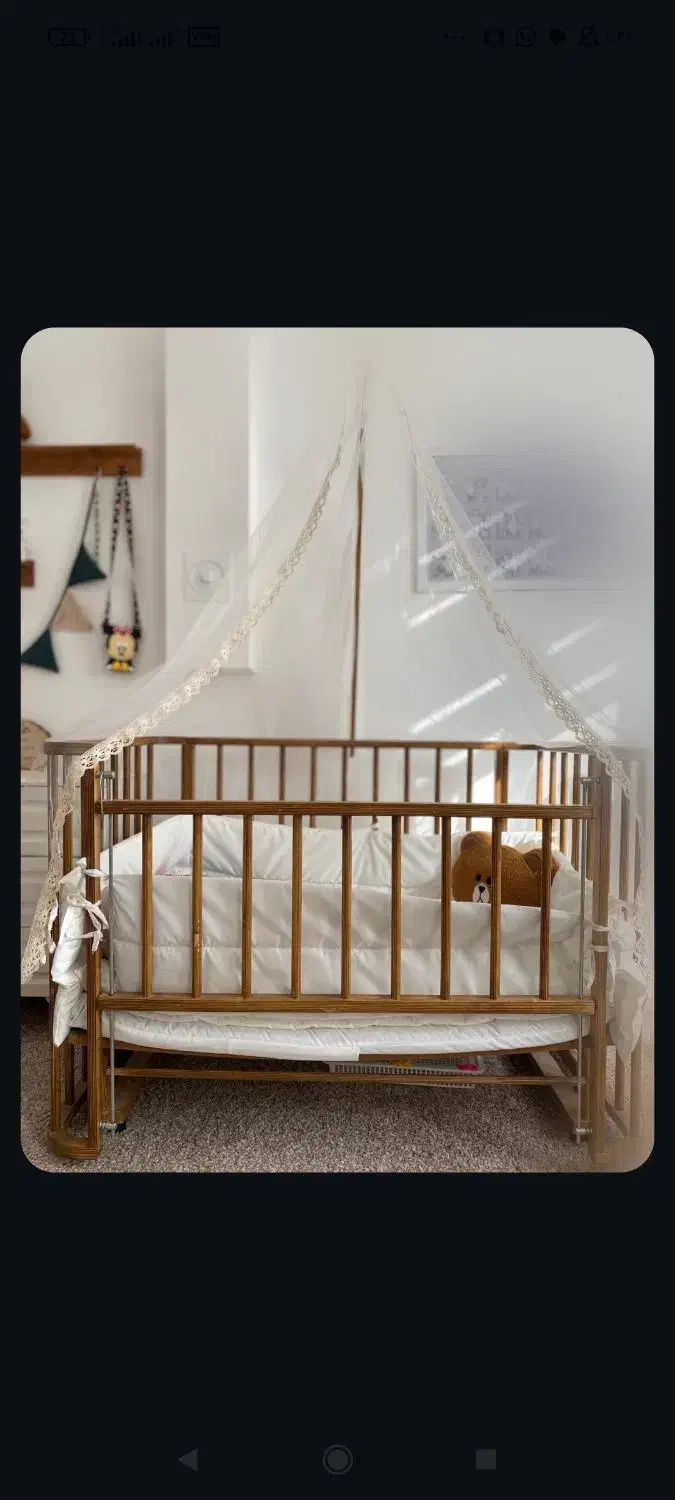 تخت کودک،تخت کنارمادر|تخت و صندلی بچه|تایباد, |دیوار