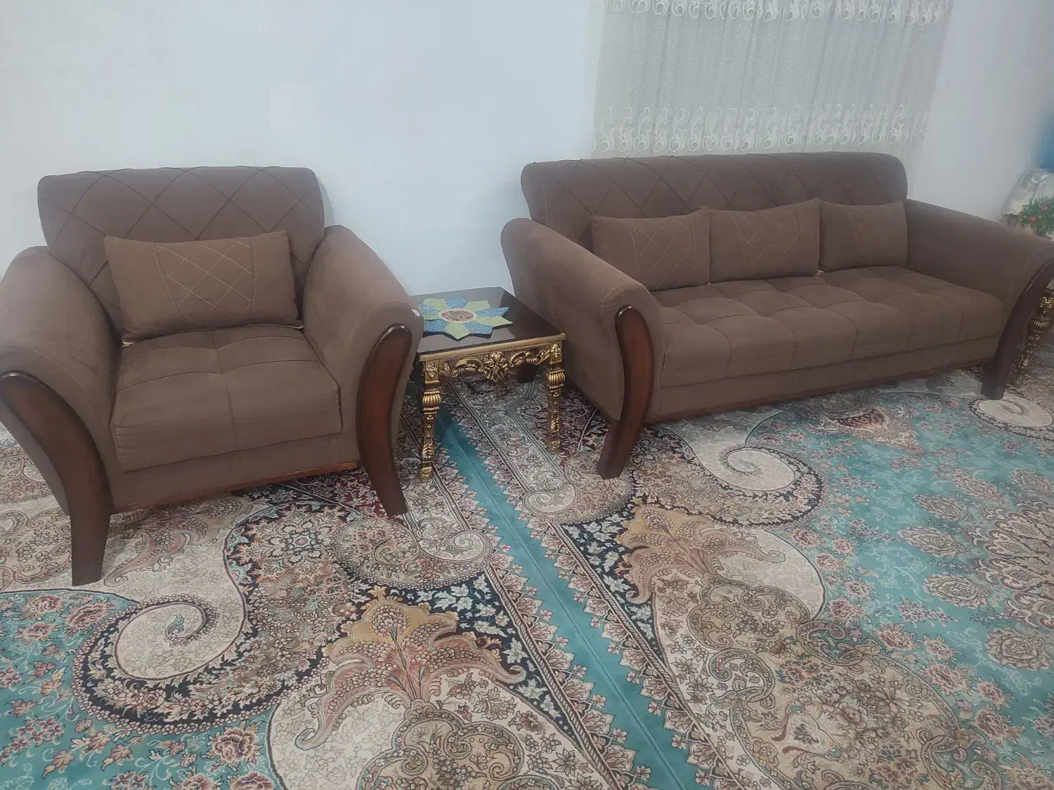 مبل راحتی هفت نفره|مبلمان خانگی و میز عسلی|گرگان, |دیوار