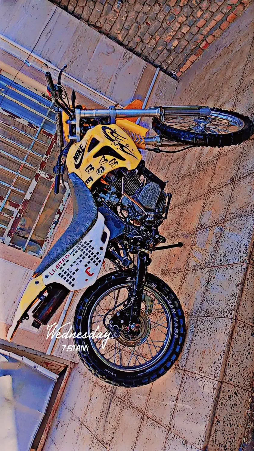 موتور تریل احسان 200 مدل 90|موتورسیکلت|قائن, |دیوار