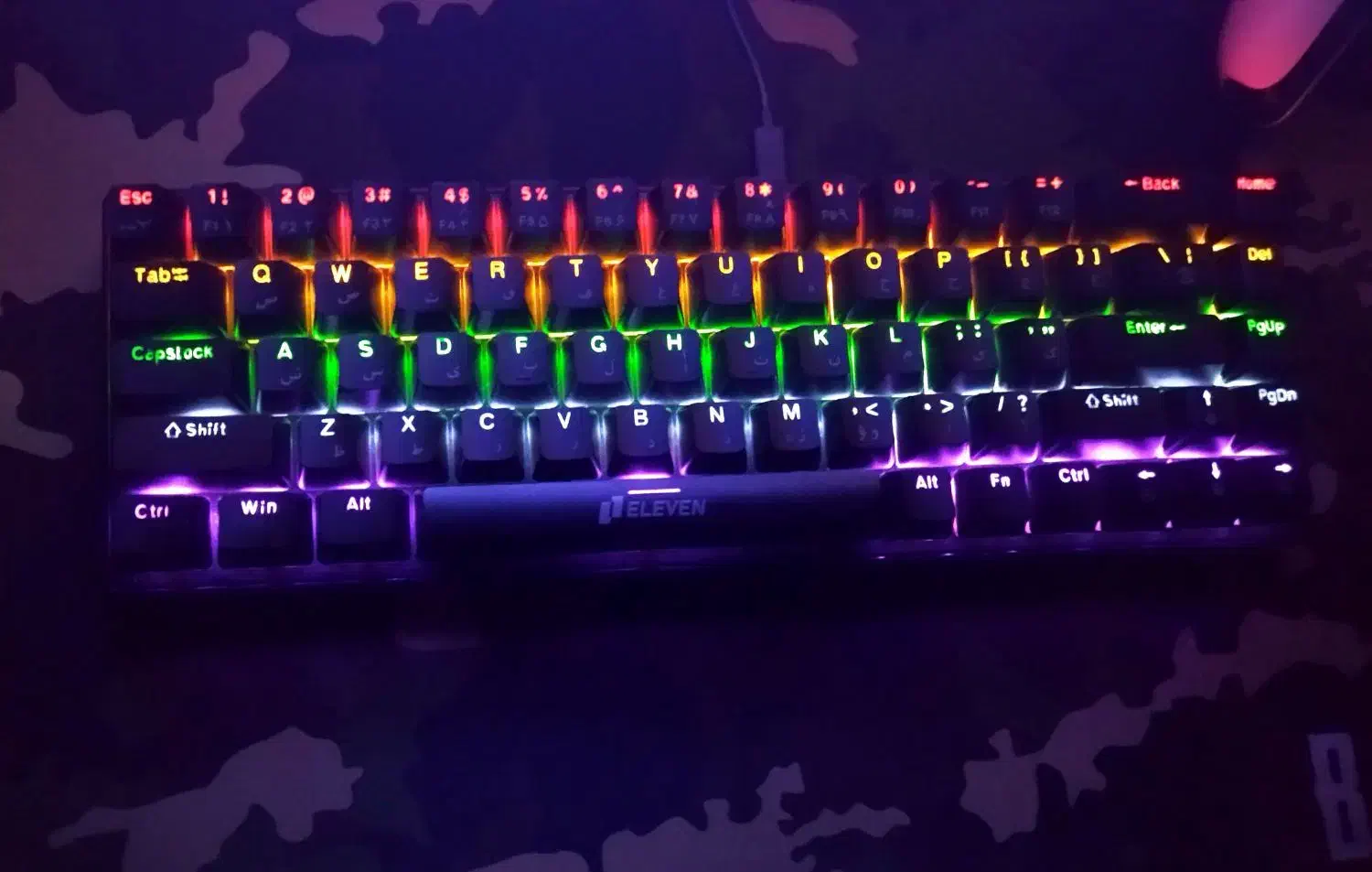 کیبورد گیمینگ مکانیکال سوییچ قرمز|قطعات و لوازم جانبی رایانه|مشهد, مشکینی (شهرک غرب)|دیوار