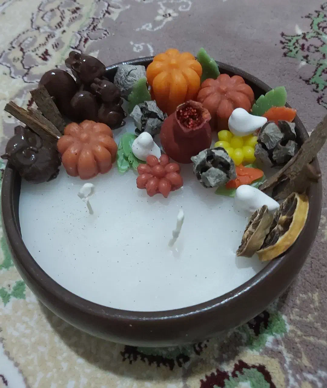 شمع های یلدایی ودکوری زیبا|صنایع دستی و سایر لوازم تزئینی|شیراز, فرهنگ شهر|دیوار