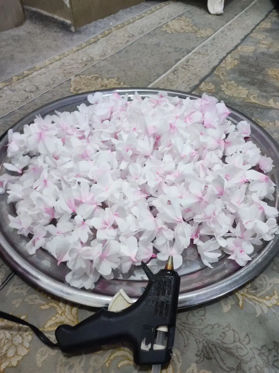 درخت شکوفه|گل مصنوعی|ایذه, |دیوار