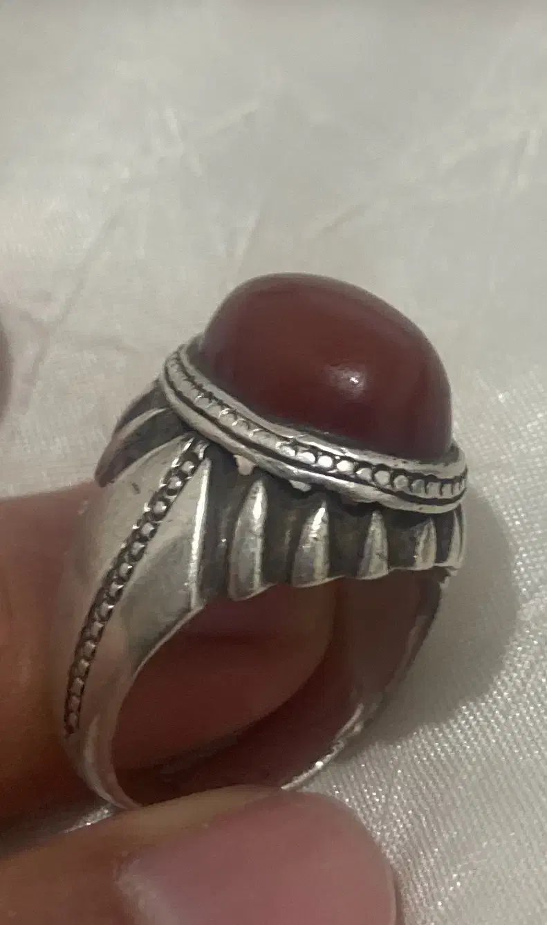 انگشتر عقیق بسیار کهنه|کلکسیون اشیاء عتیقه|نقده, |دیوار