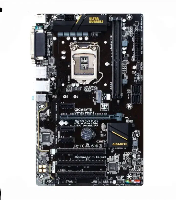 مادربرد DDR4  مدل GA-P110  دوکاناله گیگابایت|قطعات و لوازم جانبی رایانه|بانه, |دیوار