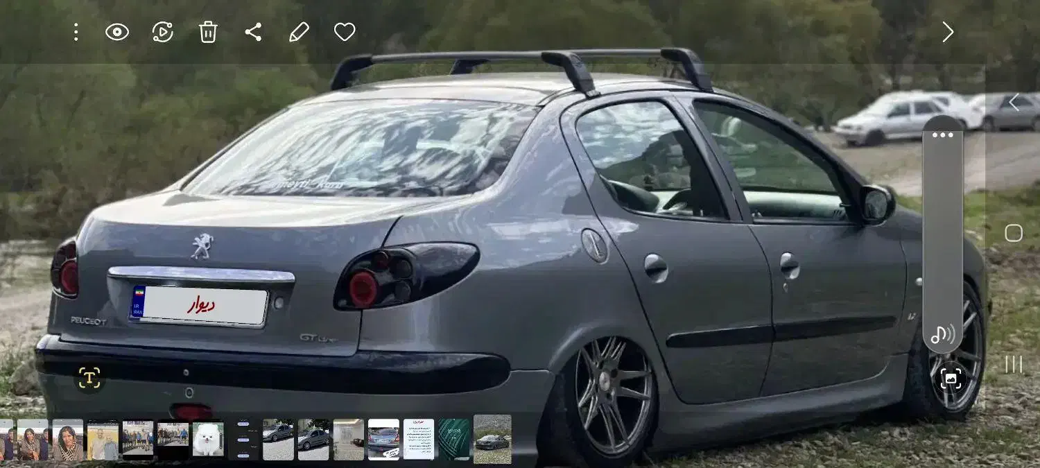 ۲۰۶ وی ۸ اس دی|خودرو سواری و وانت|تهران, هفت چنار|دیوار