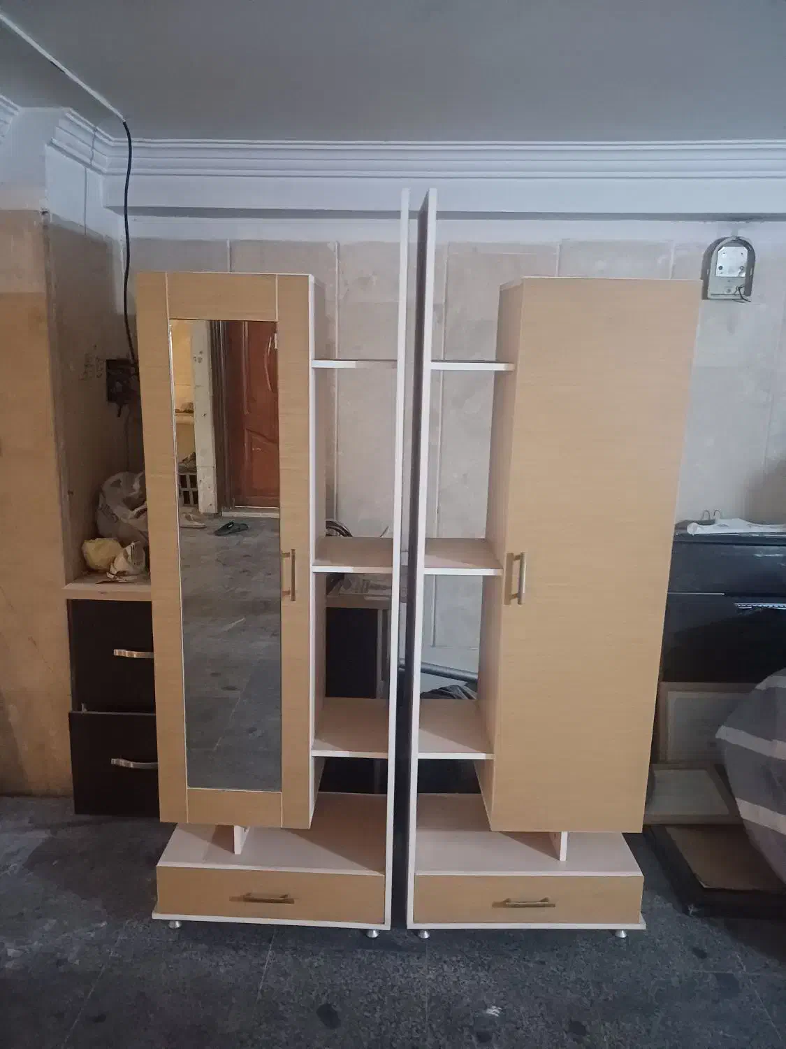 جاکفشی آینه دار|جاکفشی، کمد، دراور|تهران, سازمان برنامه جنوبی|دیوار