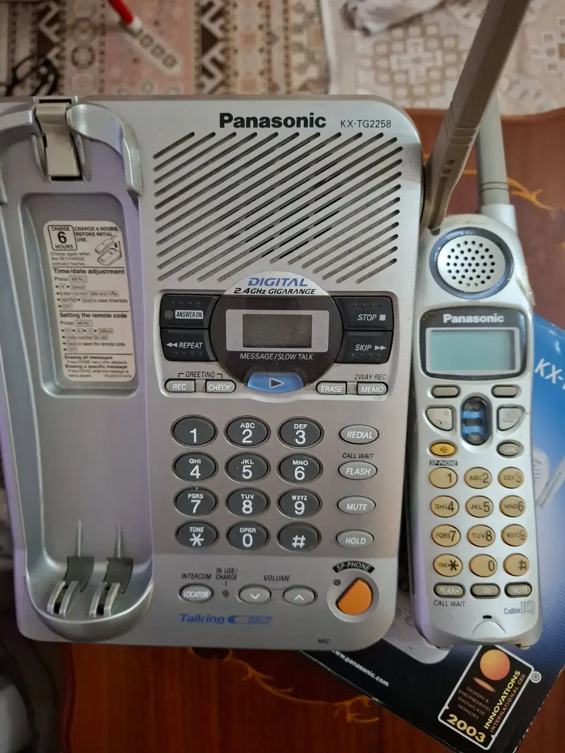 تلفن رومیزی منشی دار سامسونگ KX-TG2285S|تلفن رومیزی|تهران, تسلیحات|دیوار