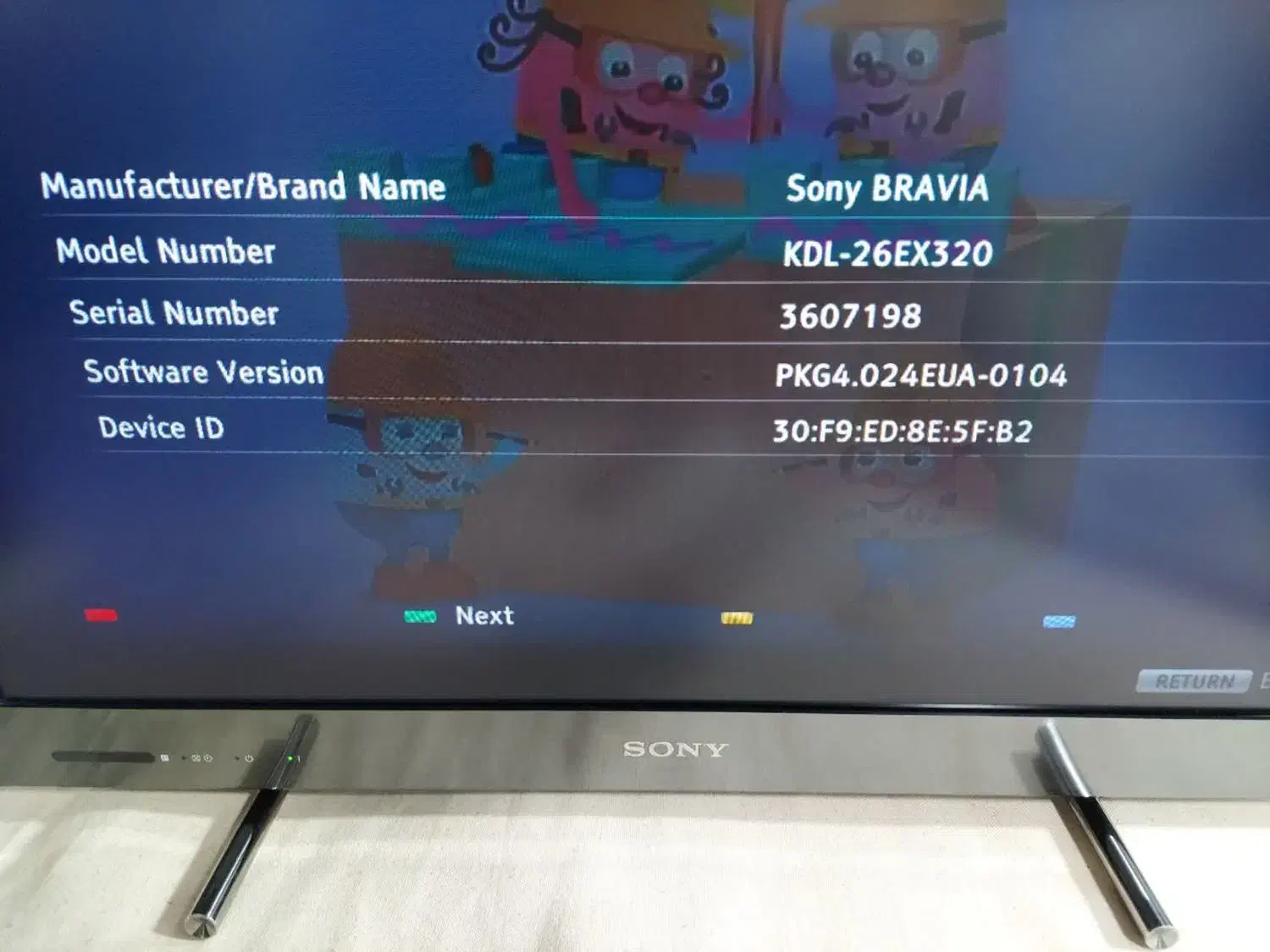 تلویزیون ال ای دی سونی 24 اینچ|تلویزیون و پروژکتور|تهران, نعمت‌آباد|دیوار