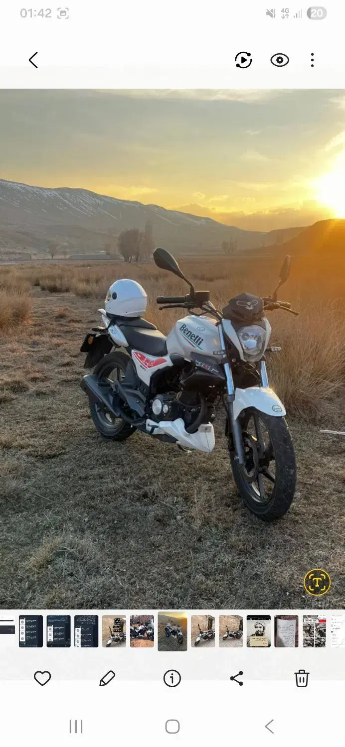 فروش بنلی ۱۵۰|موتورسیکلت|فیروزکوه, |دیوار