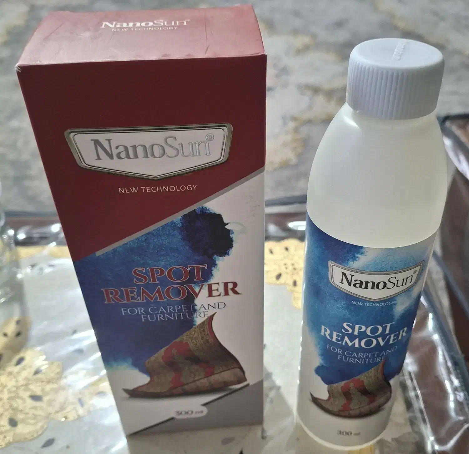 اسپری لکه بر فرش و مبلمان نانوسان نمایندگی شیراز|مواد شوینده و دستمال کاغذی|شیراز, فرگاز|دیوار