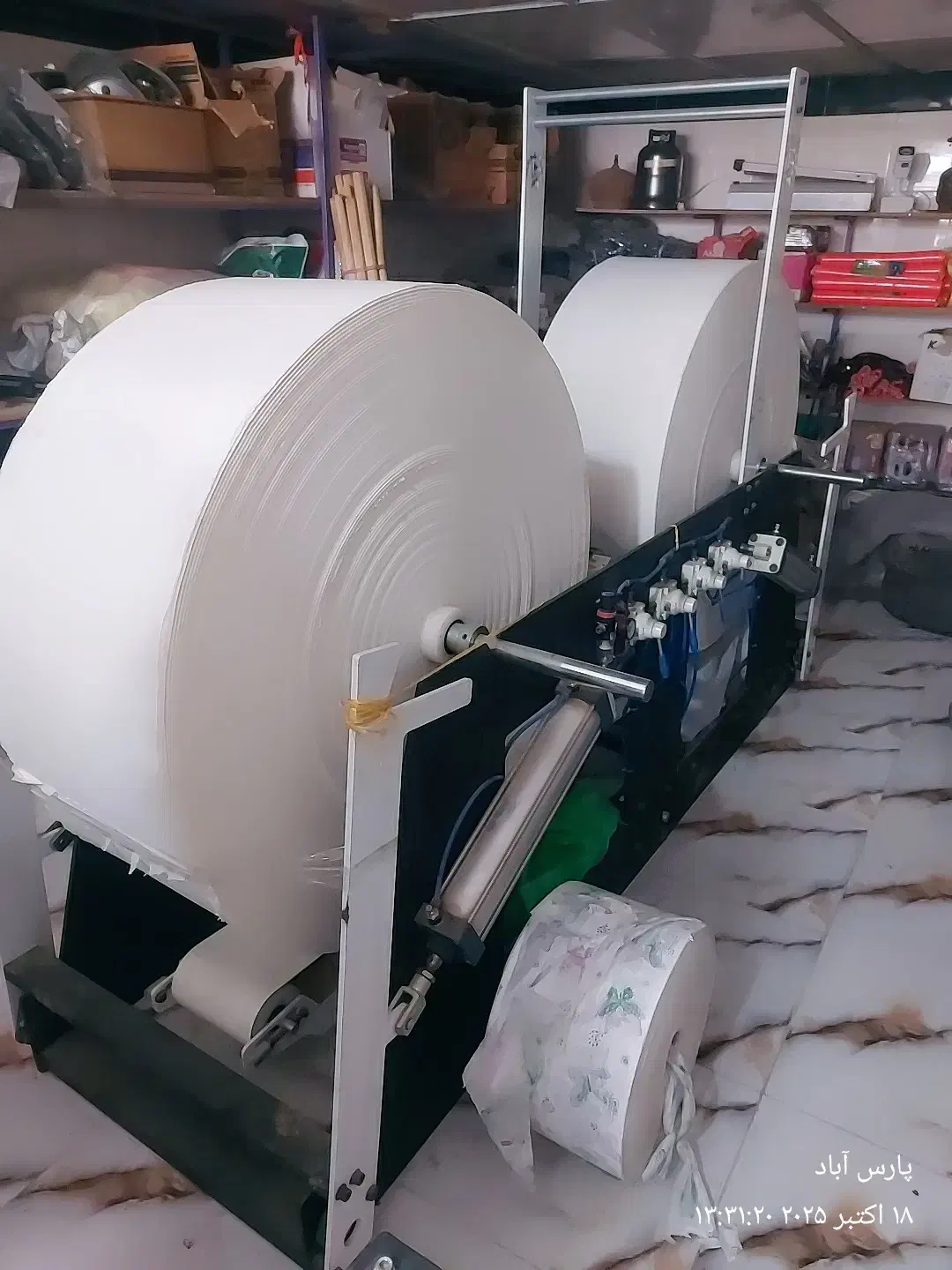 فروش خط تولید دستمال کاغذی و سفره یک بار مصرف|ماشین‌آلات صنعتی|پارس‌آباد, |دیوار