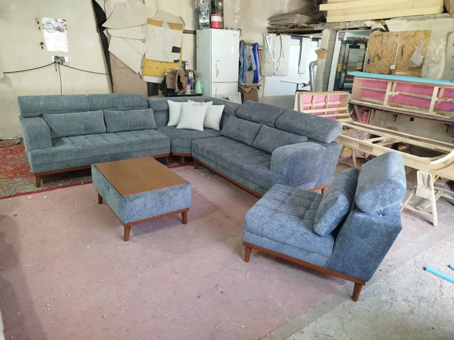 مبل راحتی بدون واسطه|مبلمان خانگی و میز عسلی|رباط‌کریم, شهرک صنعتی صباشهر|دیوار