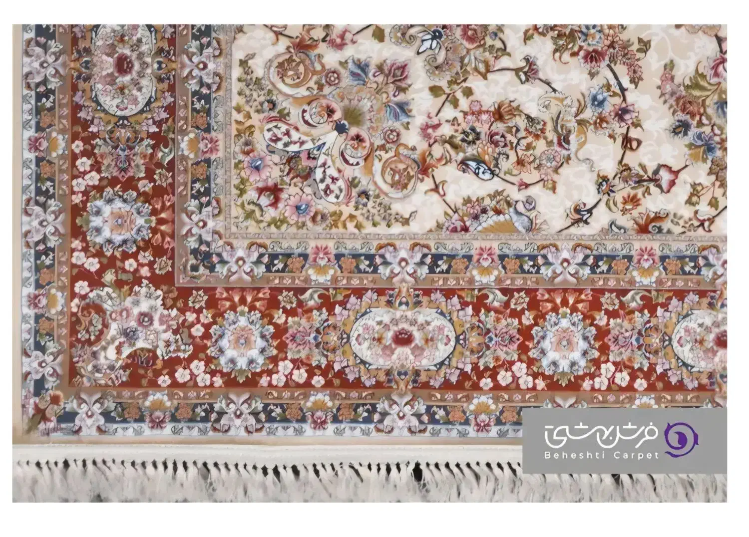 دو عدد فرش گل برجسته مناسب جهیزیه|فرش|تهران, میدان ولیعصر|دیوار