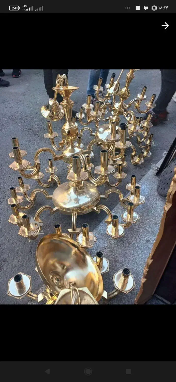 خرید و فروش لوستر اینه شمدان در اندیشه همه فازها|لوستر و چراغ آویز|اندیشه, اندیشه فاز ۴|دیوار