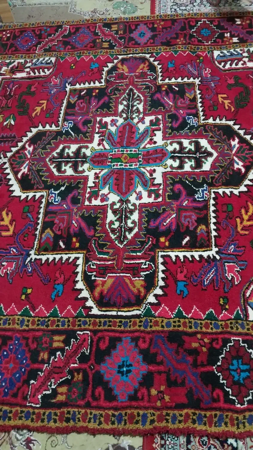 یک عدد فرش ۹ متری دستبافت|فرش|خواجه, |دیوار