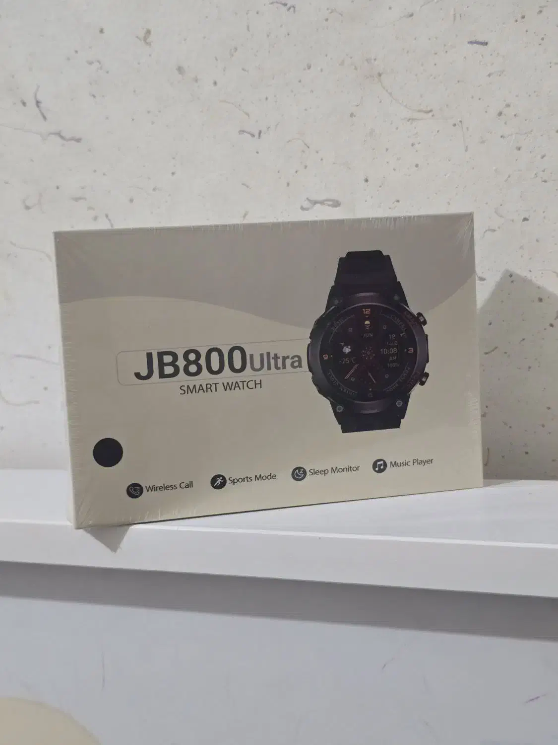 ساعت JB800 ultra میلیمتر 48 بند سیلیکونی مشکی|ساعت|شهرکرد, |دیوار