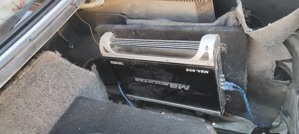 یک عدد آمپلی ام بی با دو عدد ساب فروشی|صوتی و تصویری|ایرانشهر, |دیوار