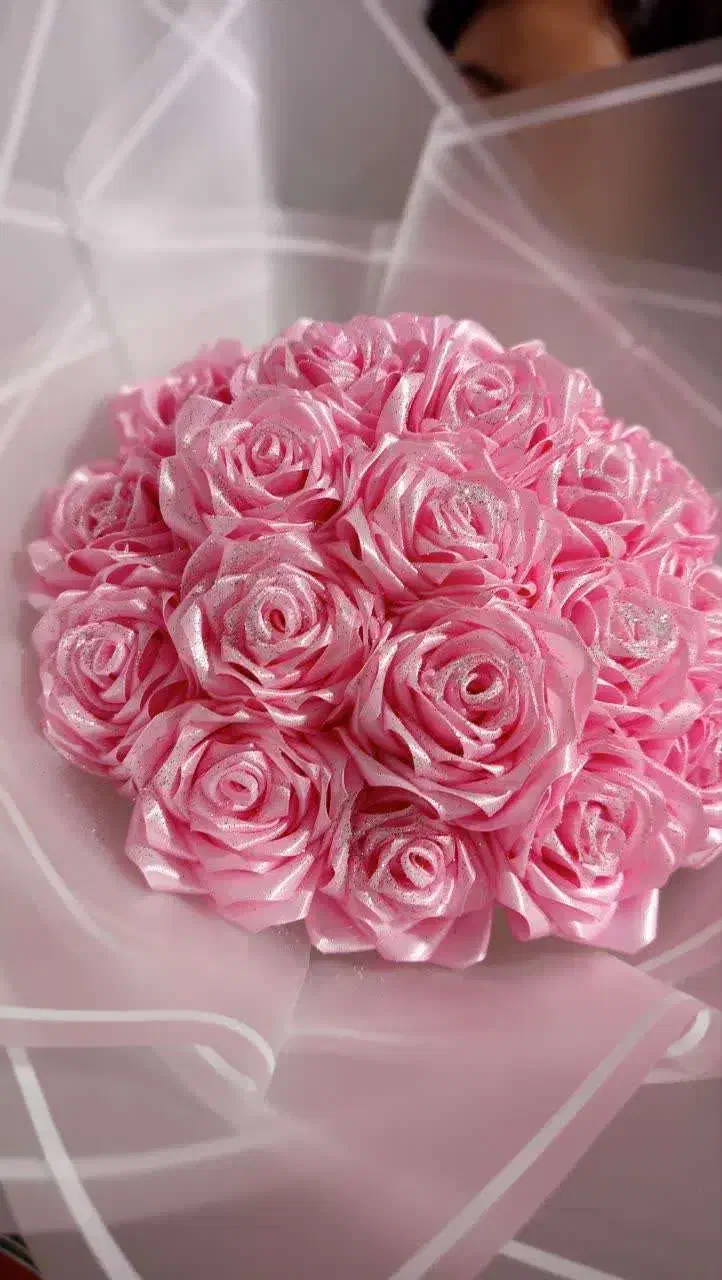 گل ربانی صورتی سفارش در هر رنگ و عدد|گل مصنوعی|قم, جمکران|دیوار