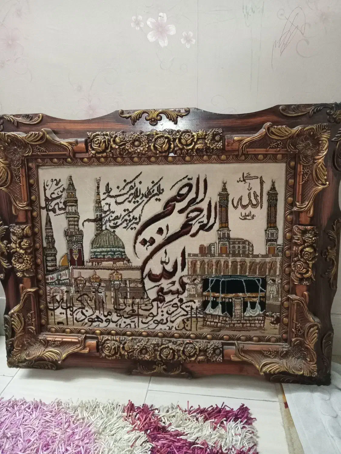 تابلو وان یکاد|تابلو فرش|تهران, شکوفه (عبدل آباد)|دیوار