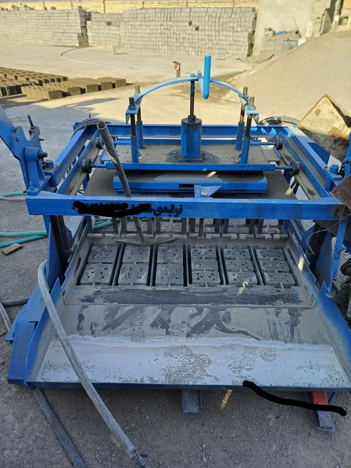 دستگاه بلوک زنی نو|ماشین‌آلات صنعتی|ساوه, |دیوار