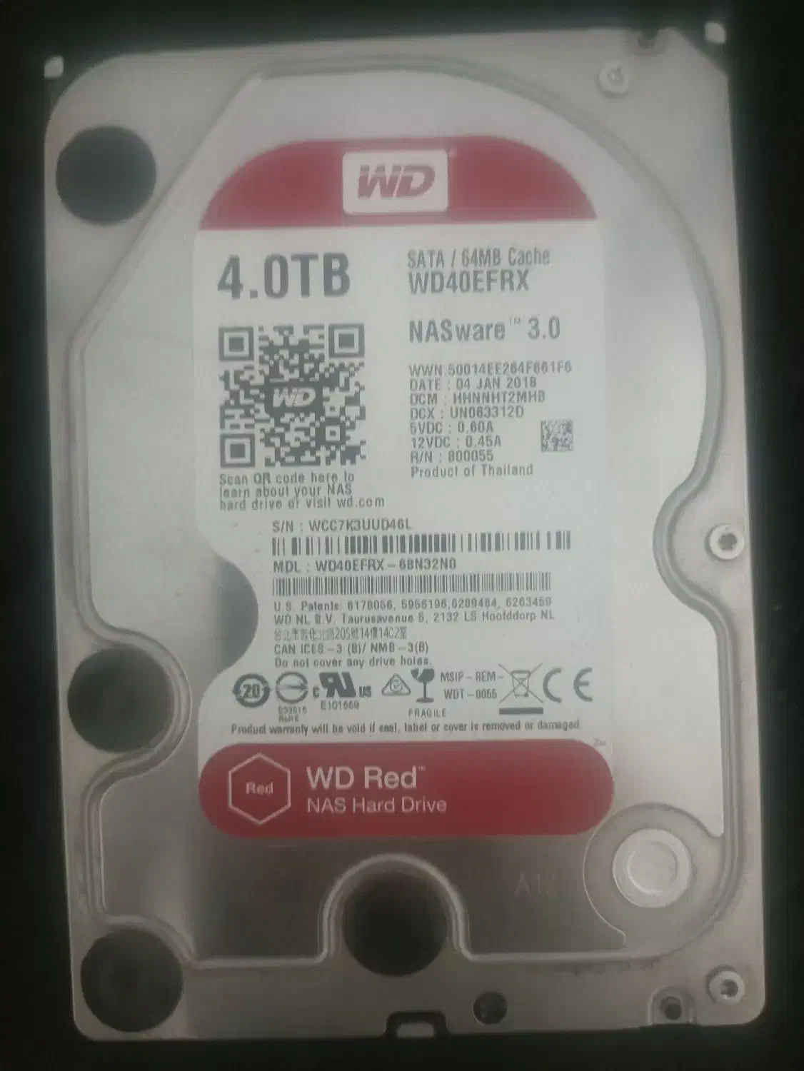 هارد اینترنال 4 ترا وسترن دیجیتال قرمز WD RED 4 Tb|قطعات و لوازم جانبی رایانه|تهران, مجیدیه|دیوار
