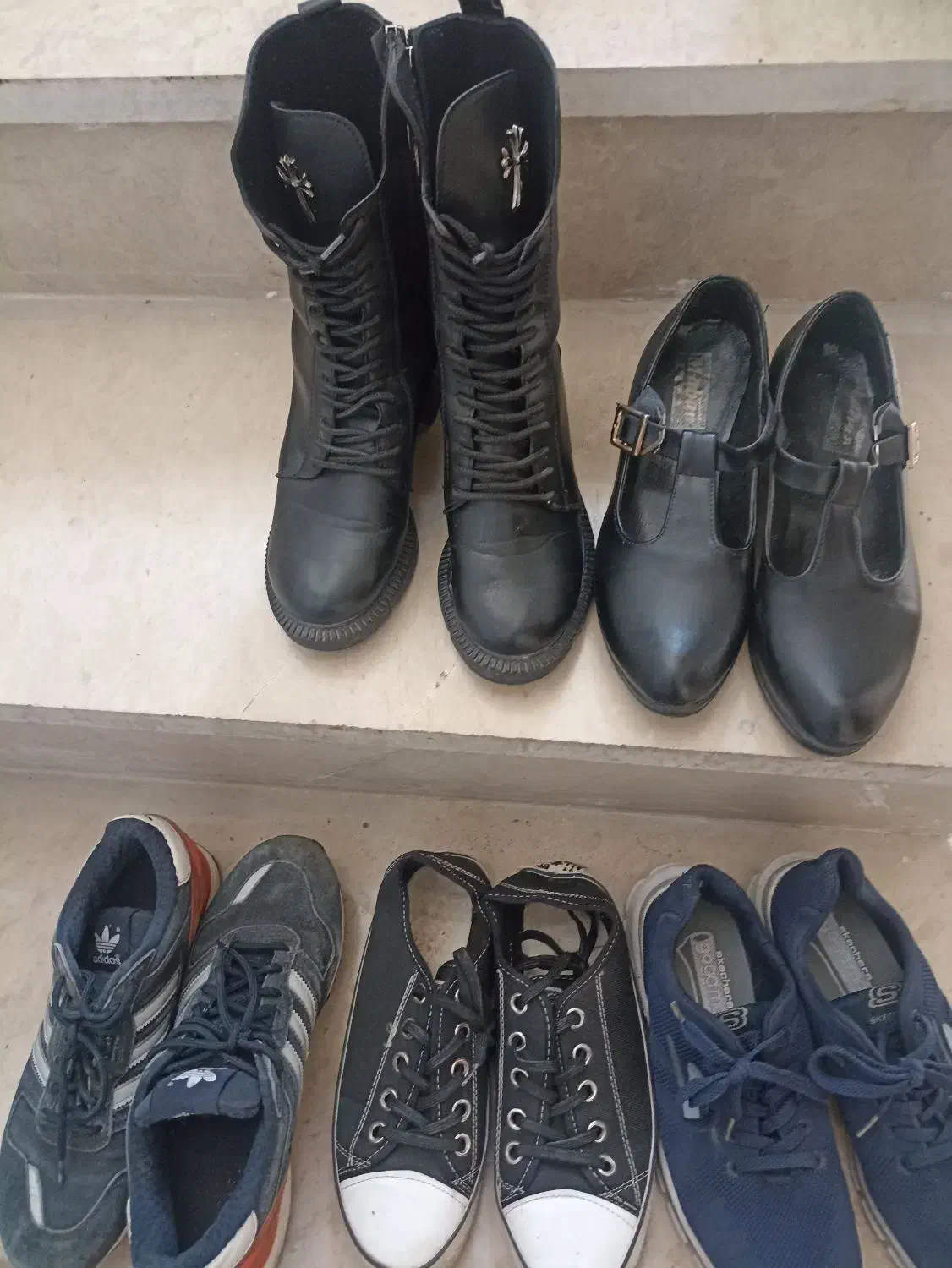 چندجفت کتونی وکفش|کیف، کفش، کمربند|خرمآباد, |دیوار