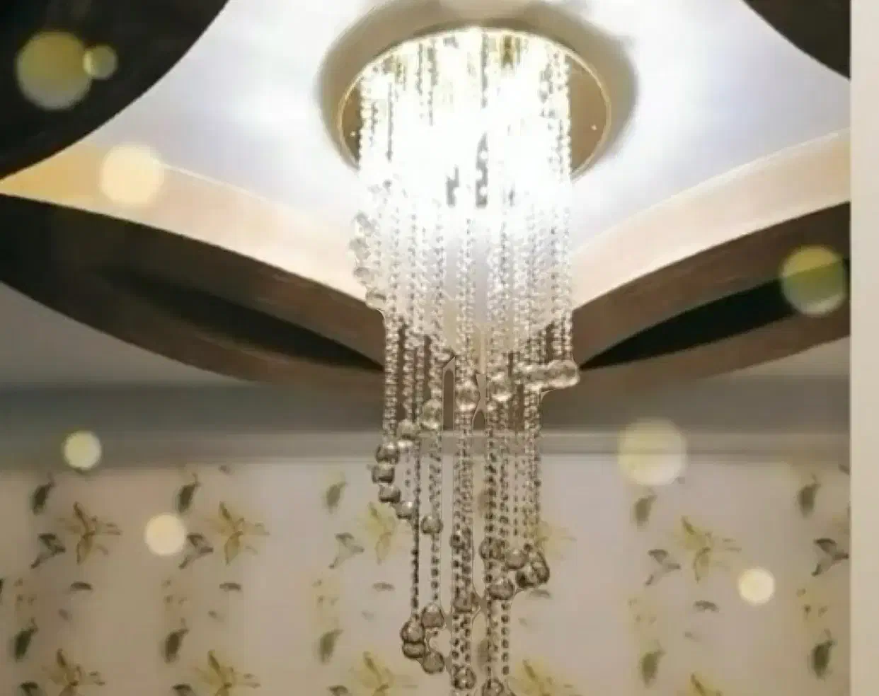 اباژور لوستر کریستال|لوستر و چراغ آویز|قم, هنرستان|دیوار