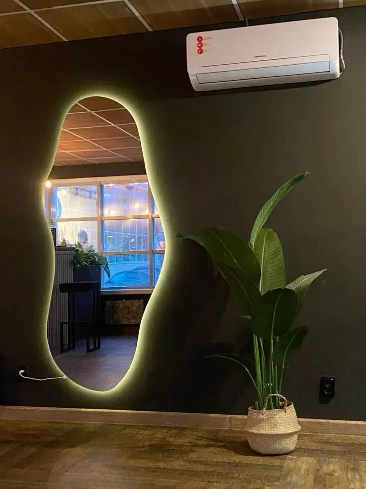 آینه دفرمه کد۷۷|آینه|قزوین, |دیوار