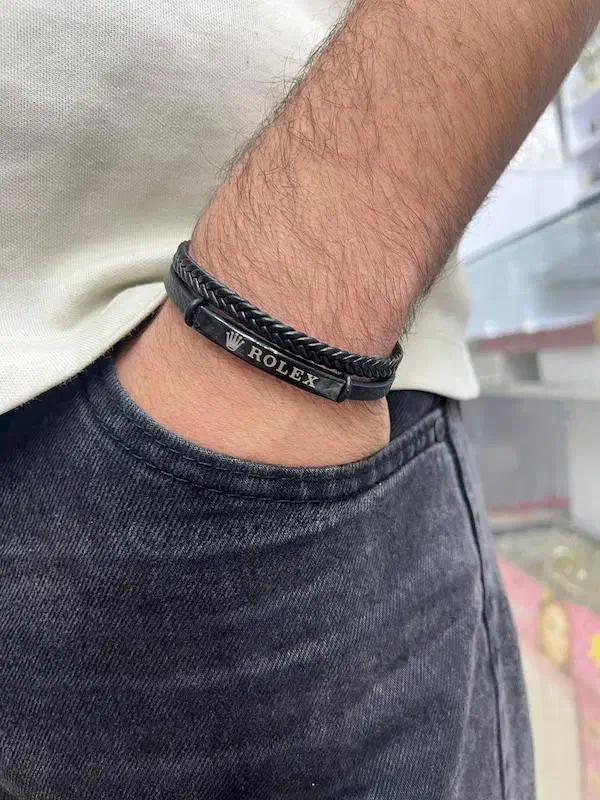 دستبند چرم دولاین مردانه|بدلیجات|کرمانشاه, |دیوار