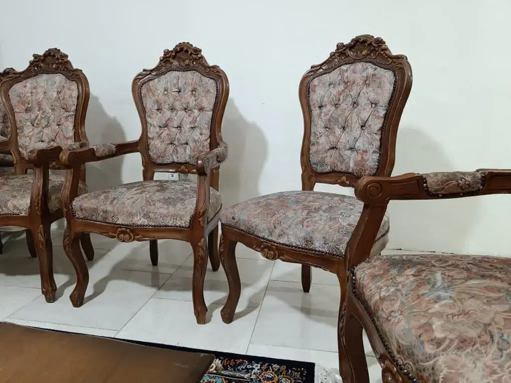 مبل سلطنتی|مبلمان خانگی و میز عسلی|بومهن, |دیوار