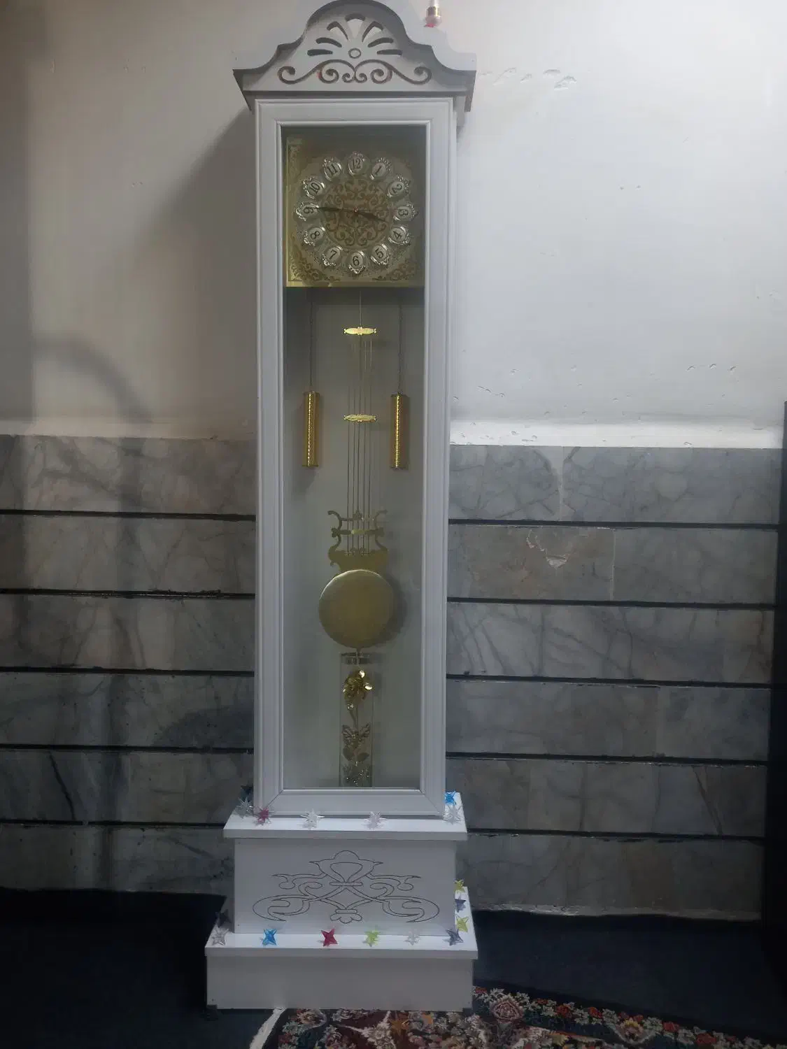 ساعت ایستاده سالم در حد نو|ساعت دیواری و تزئینی|تاکستان, |دیوار